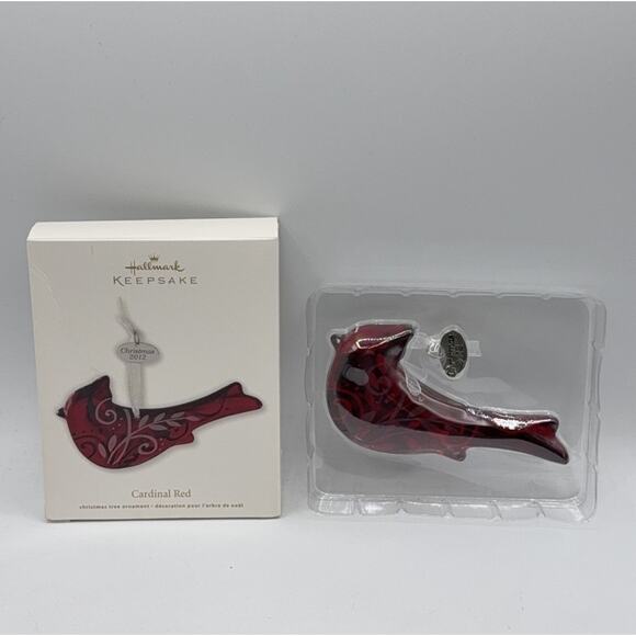Hallmark Keepsake 2012 Cardinal Red Christmas Tree Ornament Decoration 4.5" - Picture 1 of 7